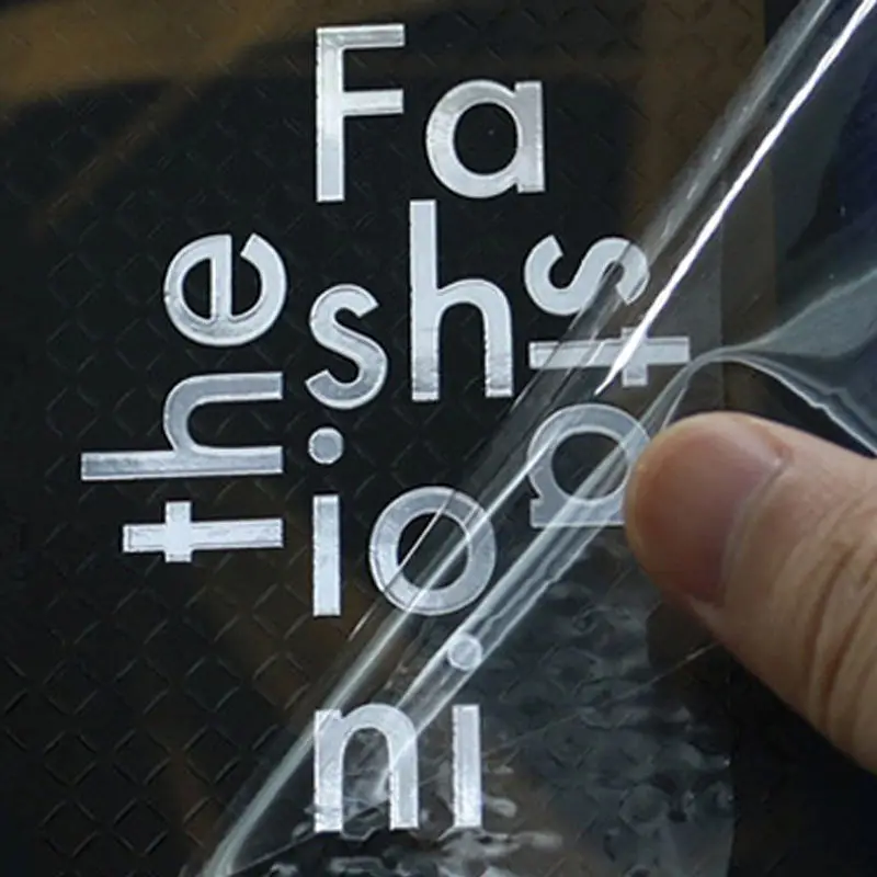 Waterproof Reusable Durable UV for AB Film Crystal Decals Labels Stickers Custom Crafts Glass Logo Furnitures Wood 3D Metallic