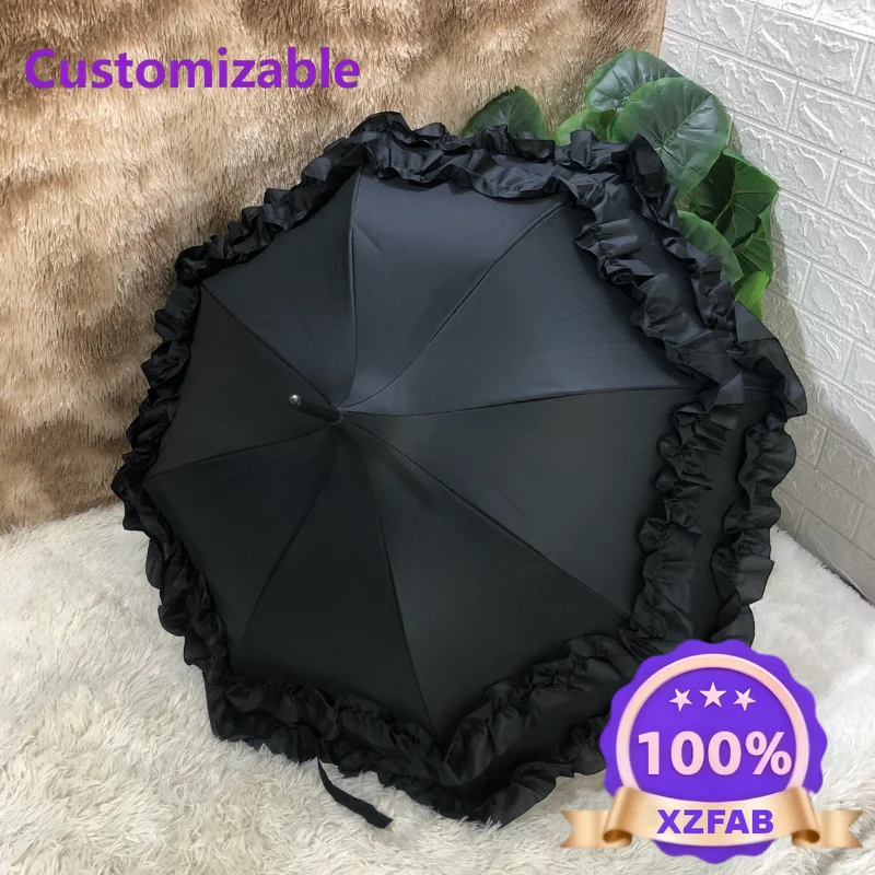 Factory Direct 2026 Top RatedLolita Cute Umbrella Holder Long Sunshades Shade Automatic Kawaii Umbrella Strong Uv Protection Som