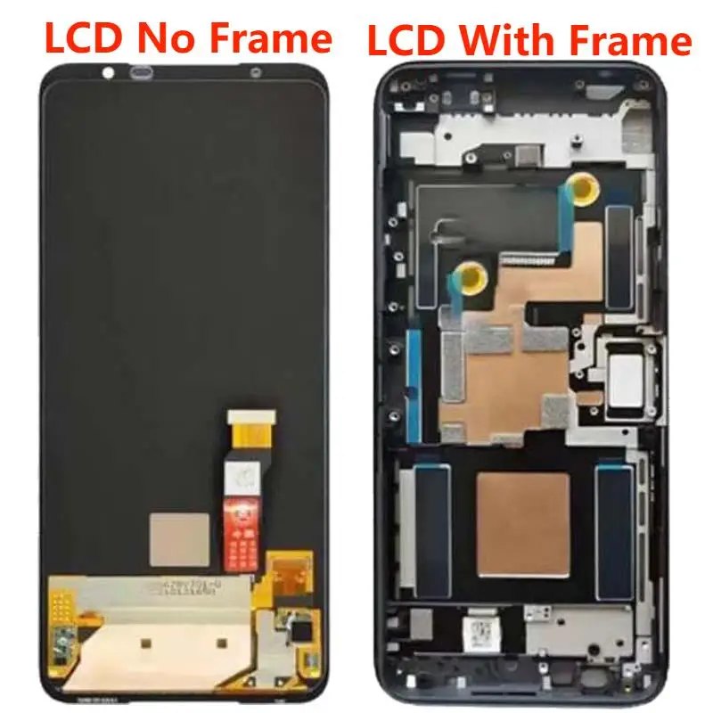 6.78" Original For Asus ROG Phone 6/6Pro AI2201_D AI2201_C AI2201_F LCD Display With Frame Touch Screen Digitizer Assembly Parts