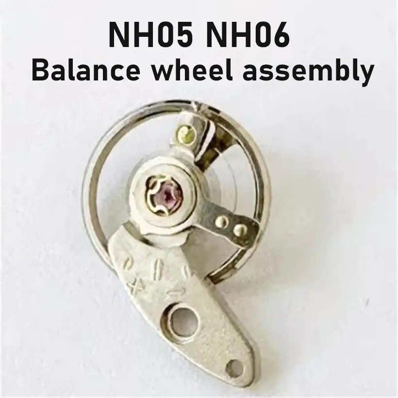 

Watch Accessorie Originally Suitable For Japan NH05 NH06 Movement Balance Wheel Assembly Full Swing+Swing Clamp Plate Repair par