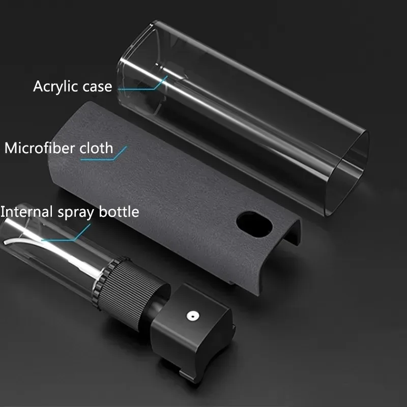 Screen Cleaner Spray Bottle Multifunction Mobile Phone Tablet PC Laptop Screen Dust Remover Microfiber Wiper Cleaner Brush Tool