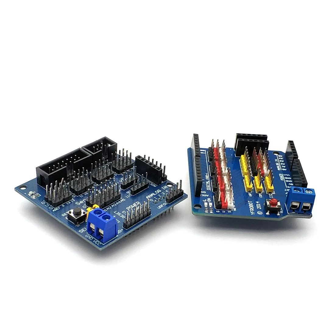 Escudo de Sensor V5, placa de expansión para Arduino UNO R3 V5.0, módulo electrónico, Escudo de Sensor, V5
