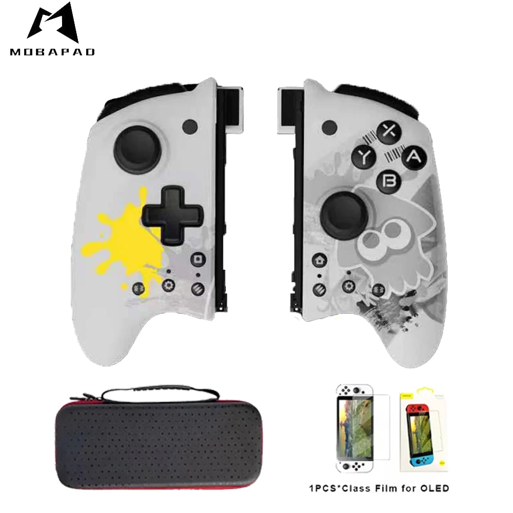 

MOBAPAD M6 Gemini Game Controller Splatoon Cover For Nintendo Switch Left&Right Handle Grip For NS Switch OLED Joypad