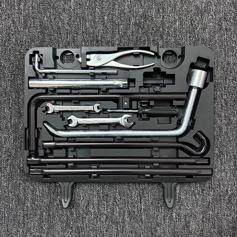 Per Toyota Land Cruiser Prado 150 (2010-2023) Portellone Tronco Cassetta degli attrezzi di emergenza Interno Aggiornato Accessorio Modifica LC150