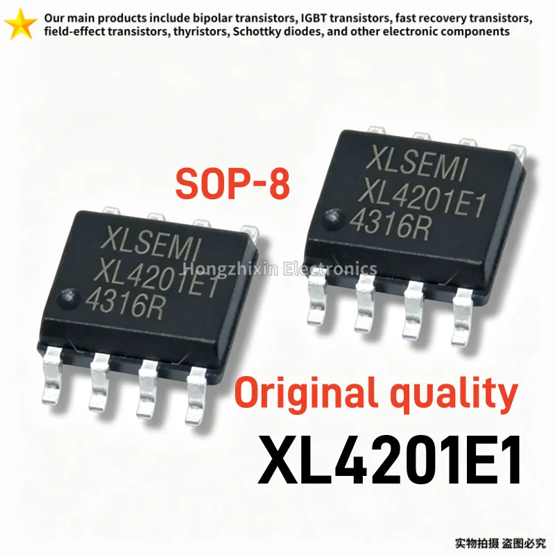 10PCS Brand new original XL4201 XL4201E1 patch SOP-8 3A voltage reducing single-chip car charger