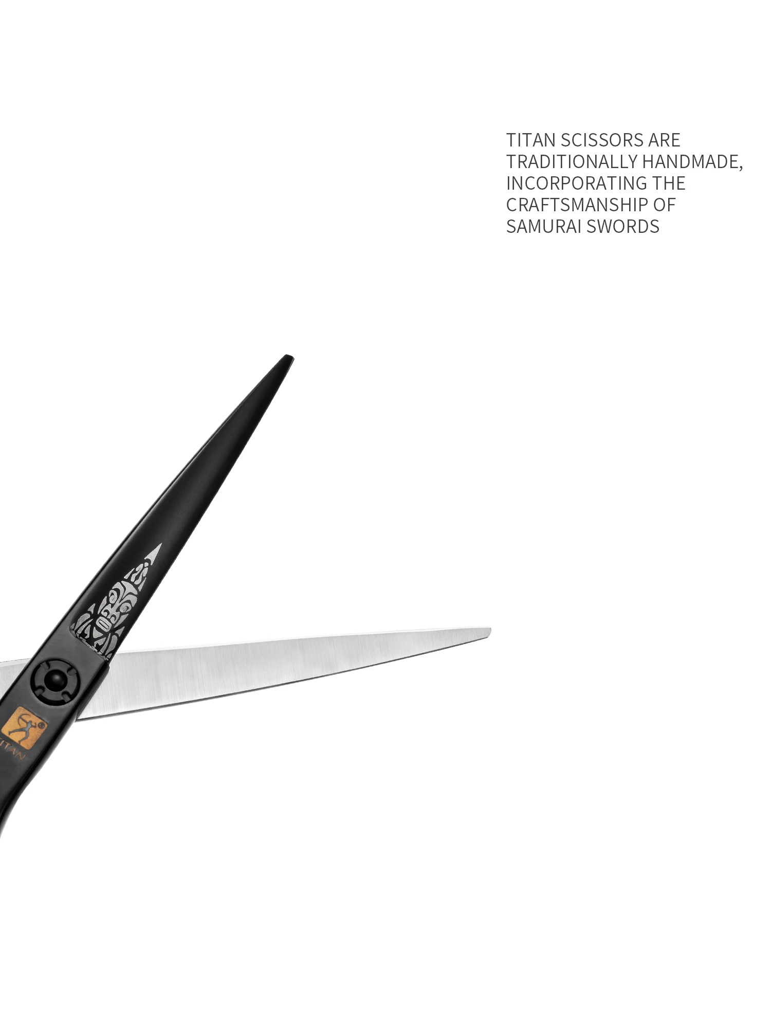 TITAN Haarschere Professionelles Friseurwerkzeug zum Schneiden und Ausdünnen von Haaren 5,5 Zoll 6,0 Zoll – Detail 5