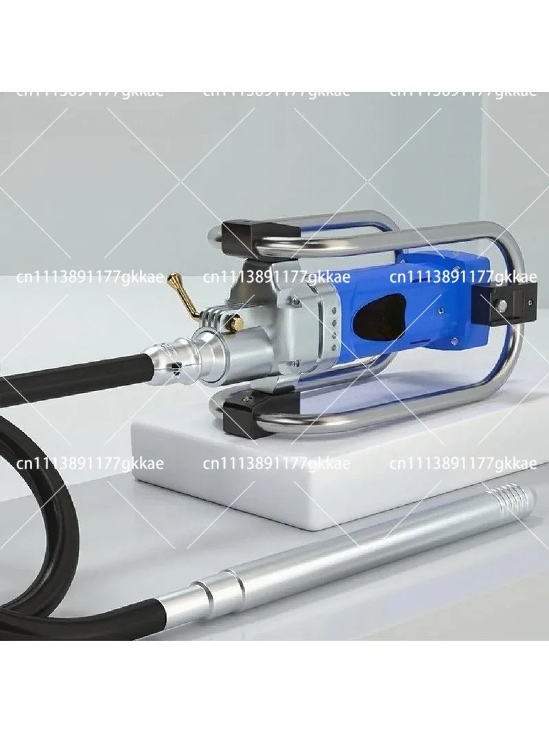 220V Plug In Concrete Vibrator Motor, Lightweight Single Phase Construction Vibrator for Concrete