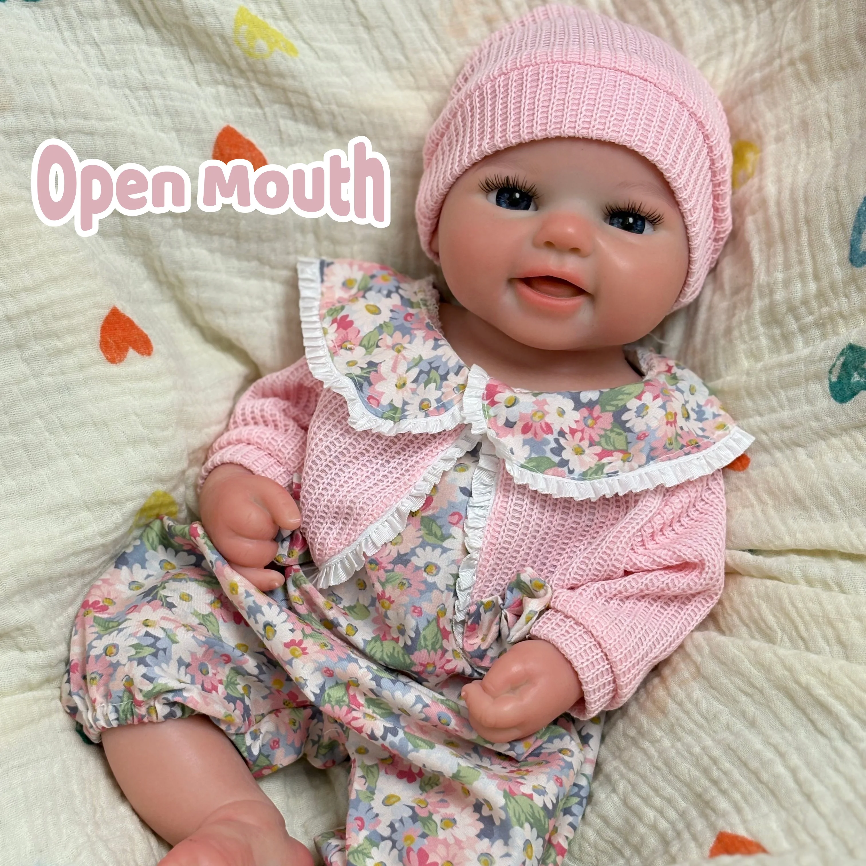 Muñeca Reborn De Silicona Suave Lavable De 16 Pulgadas, Con Atuendo Floral, Piel Pintada Exquisita, Bebé Reborn Realista — -51%, 180.58€ Coupon, from 166.69€ – 51% descuento – €166.69