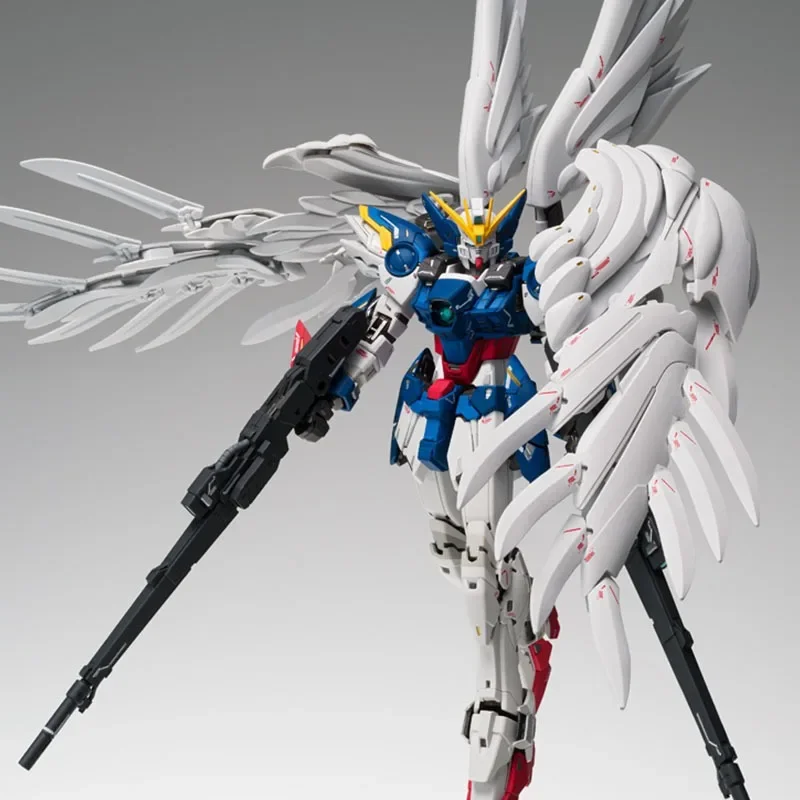 Anime 1/100 FIX Figuration 1028 Metal Composite XXXG-00W0 Wing Zero Custom EW Alloy Die Casting Frame Action Toy Figures Gift