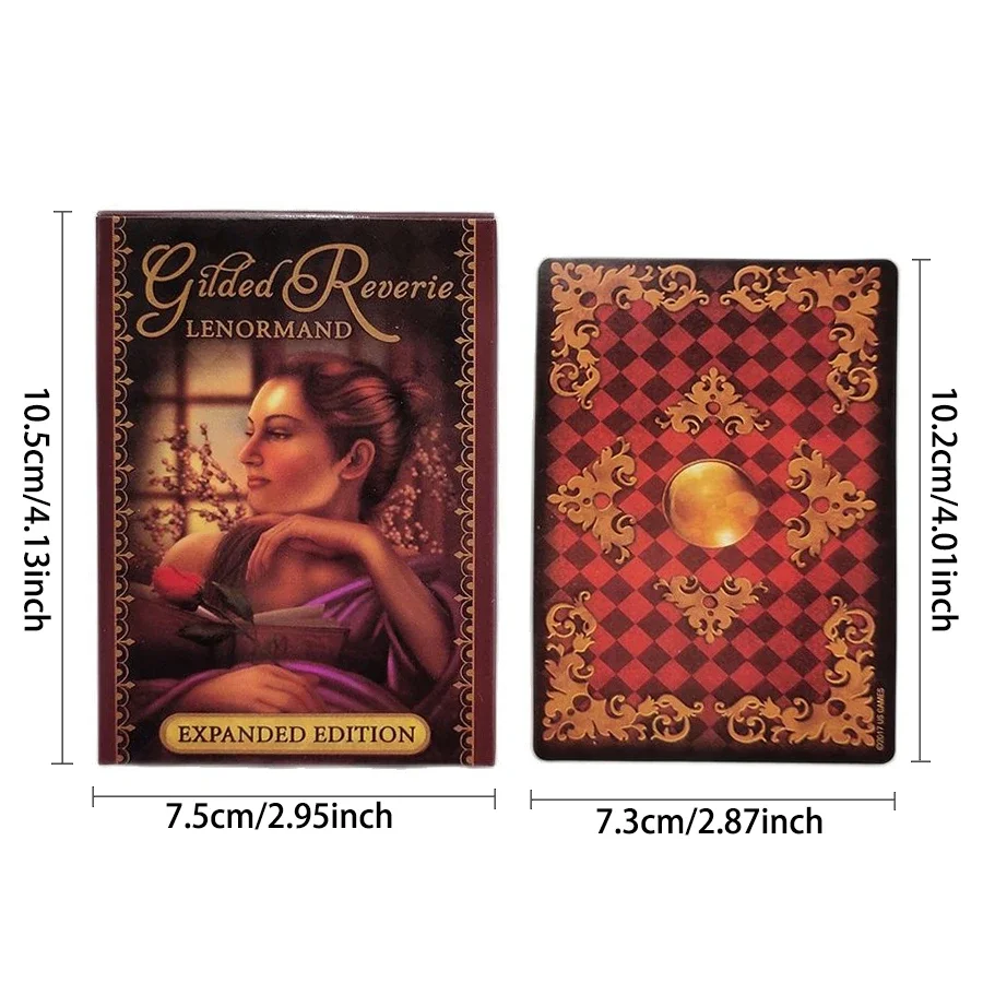 New Reverie Lenormand Tarot Deck Cards Fate Divination Tarot Card Board Game With Online Guidebook For Adult Children Game