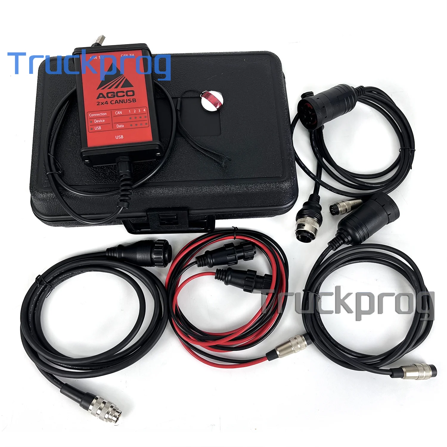 New For AGCO CANUSB EDT Interface  For Massey Ferguson Fendt AGCO Tractor for AGCO EDT Electronic Diagnostic Tool+key dongle