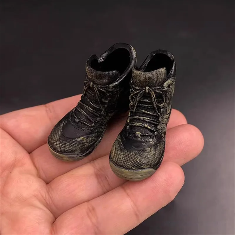 

1/6 Soldier Modern Trends US Army Black Vintage Hiking Boots Hollow High Quality Model Fit 12'' Action Figure Body In Stock