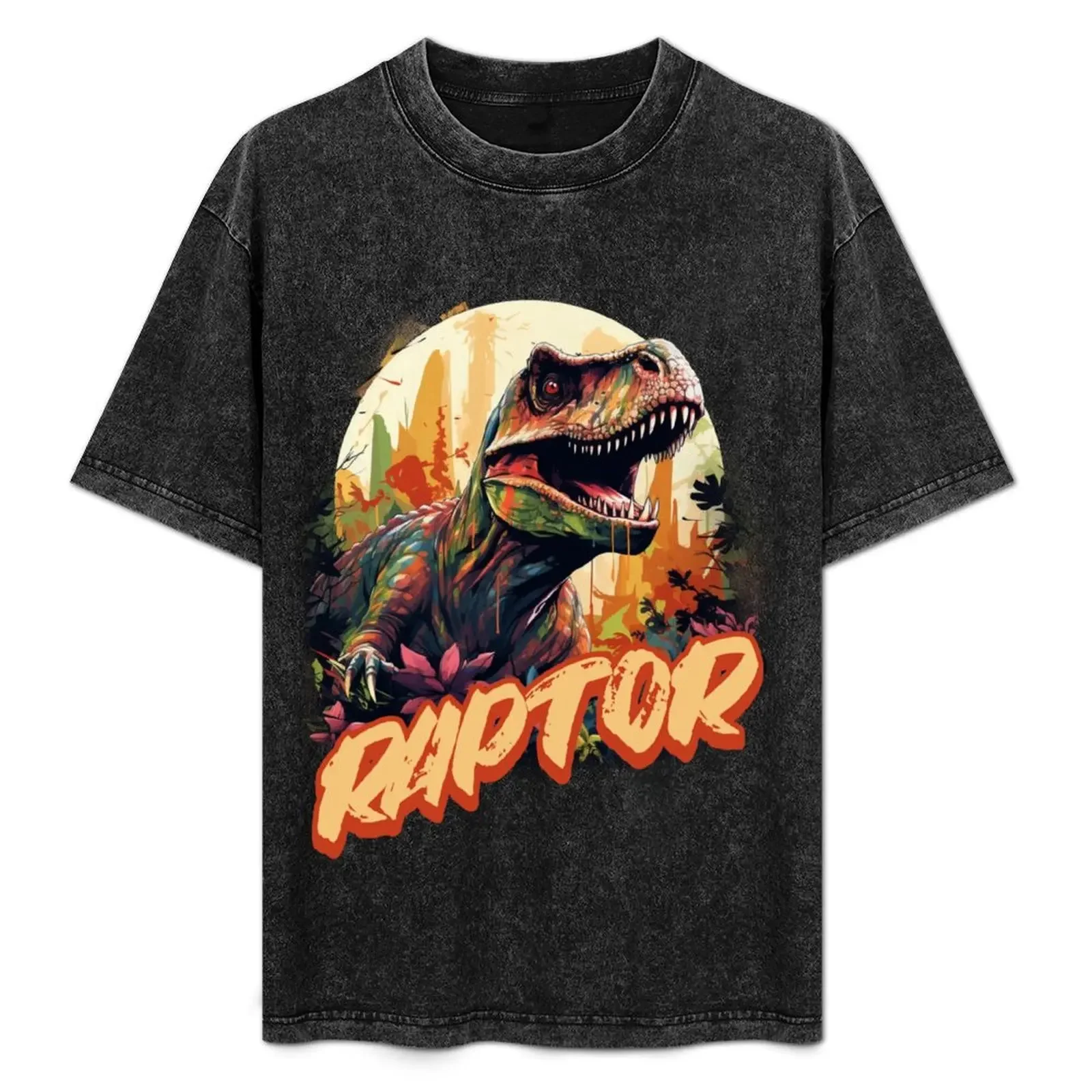 

Raptor Velociraptor T-Shirt new edition man clothes customs design your own Men's t-shirts