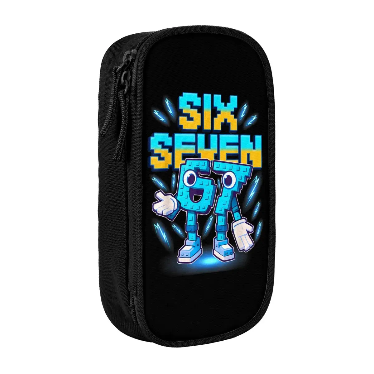Six Seven Brainrot Italian Funny 67 Gaming Pencil Cases Pencil Box Pen Box for Student Big Capacity Bag Students School Cosmetic