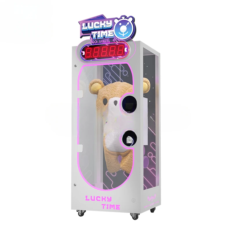 Amusement Park Indoor Coin Operated Big Toy Lucky 10 Seconds Challenge Doll Claw Game Machine