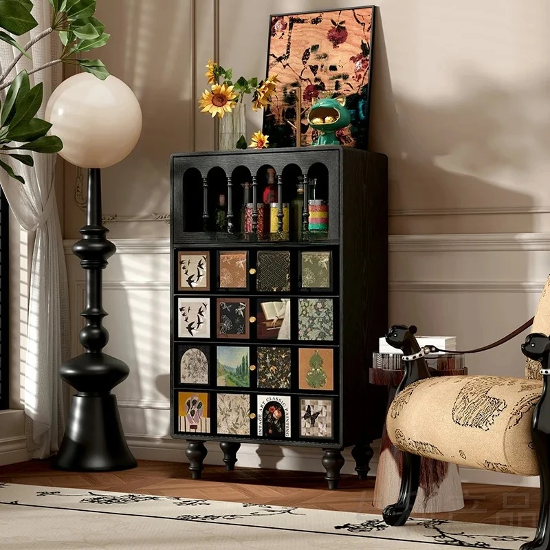 

Сундук-комод BMedieval из массива дерева, тумба для хранения в гостиной, приставной шкаф для столовой