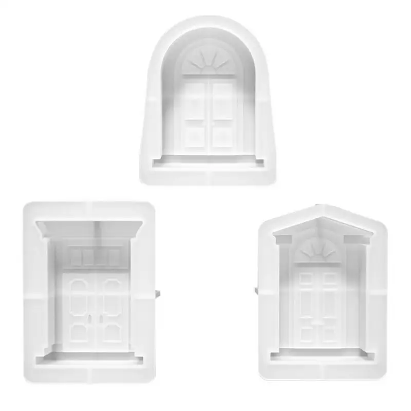 House Candle Molds Abstract Home Silicone Molds Castle House Shape Silicone Molds For Candle Making Baking And DIY Creative