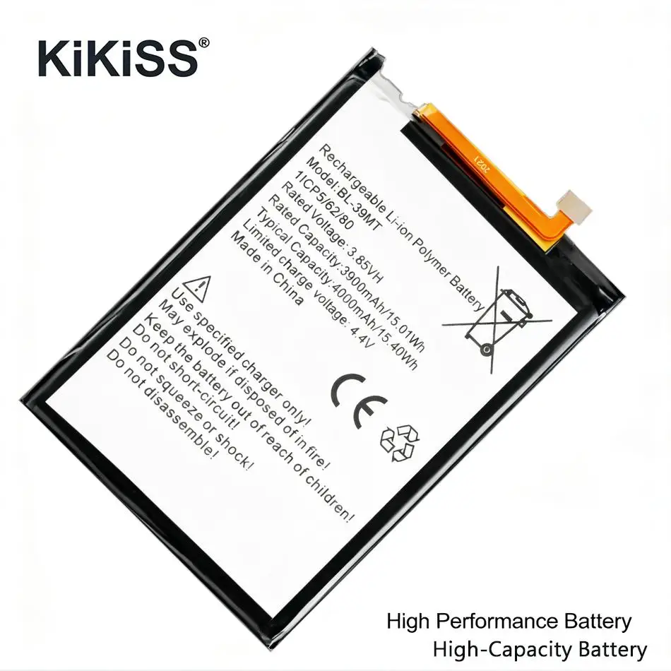 

Long-Lasting Reliable Power Supply BL-39MT 4000mAh For Tecno CD8 1629 Camon 15 Pro Mobile Phone Battery