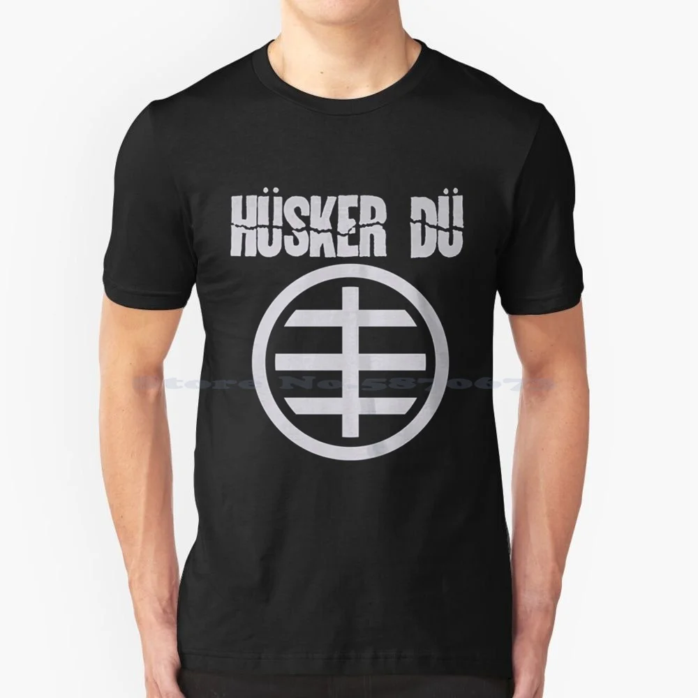 Blue Husker Du Circle Logo T Shirt 100% Cotton Tee Husker Du Logo Husker Du Stuff Husker Du Long Sleeve Husker Du Wallet Top