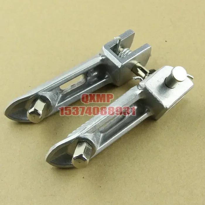 For Suzuki GSR400 GSR600 GSXR600 GSXR750 GSXR1000 GSXR1300 B-king Hayabusa Motorcycle Silver Front Rear Footrests Foot pegs