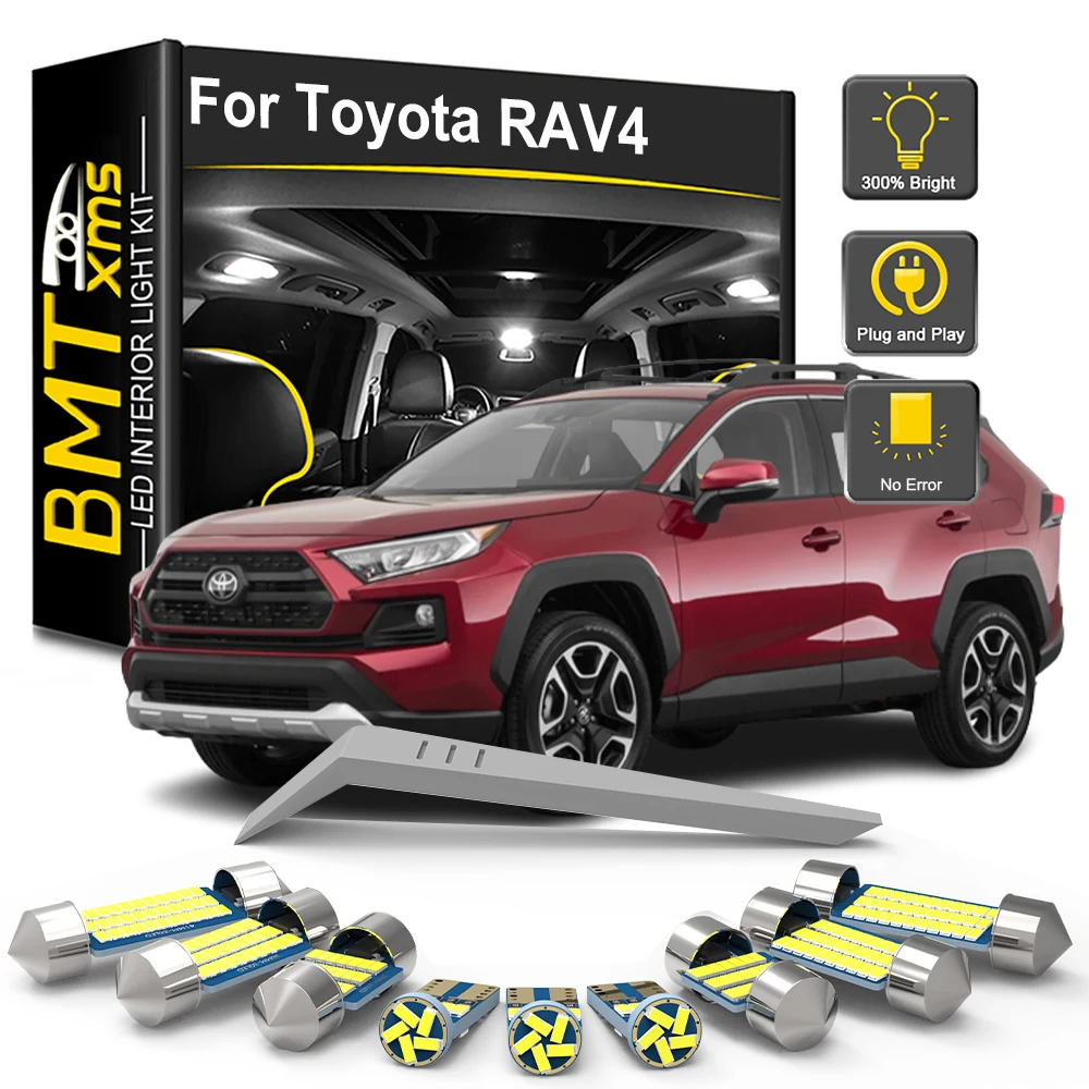 

BMTxms Canbus For Toyota RAV4 V IV III II I 1994-2021 2022 2023 Vehicle LED Interior Light Kit Trunk Dome Bulb Car Accessories
