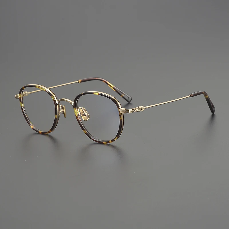

Vintage Classic Luxury Designer Glasses Frame for Men Optical Prescription Eyeglass Retro Titanium Women Myopia Reading Eyewear