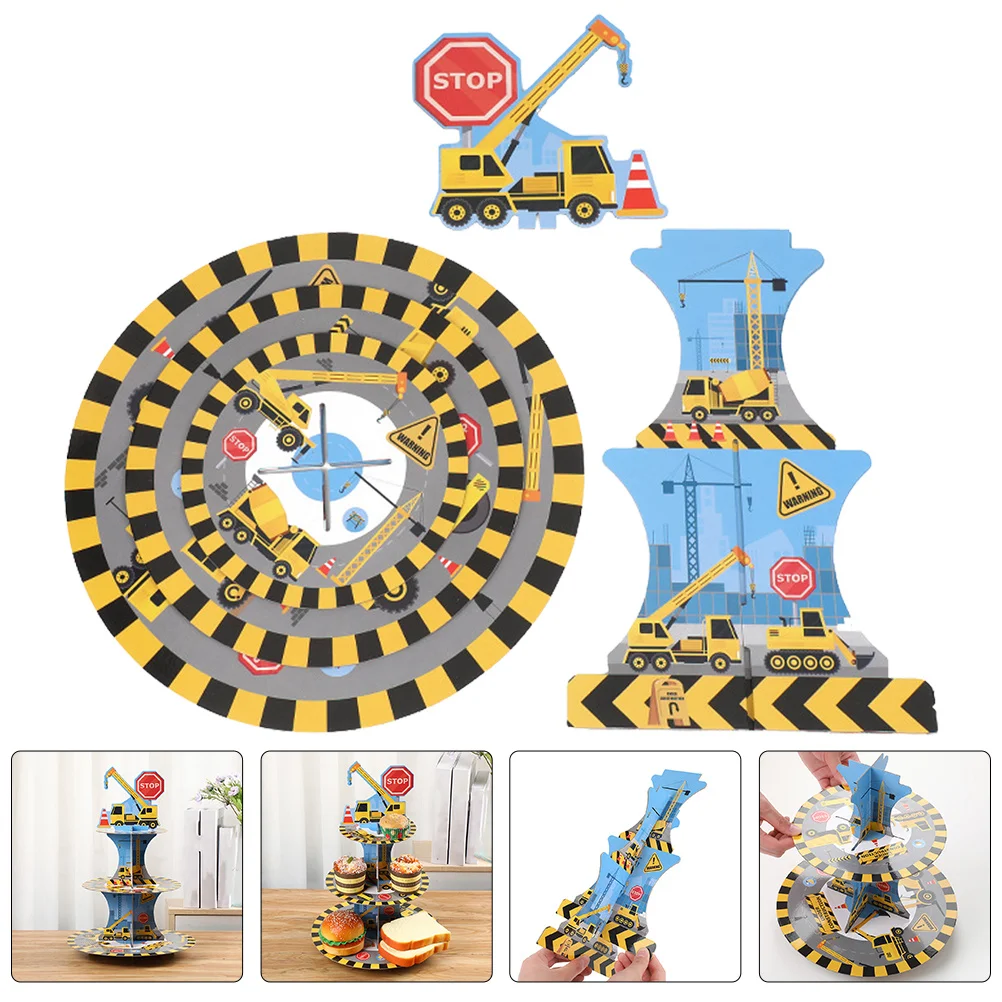 

3-Tier Graduation Cupcake Stand Paper Cake Display Tower Dessert Holder Storage Rack Party Decoration Graduation Cupcake Stand