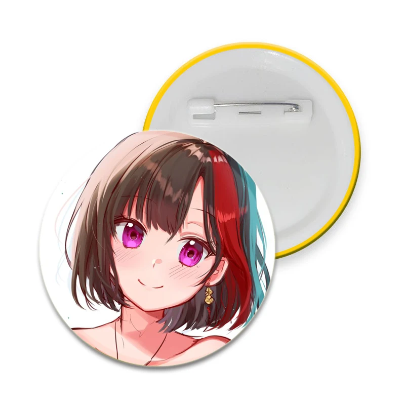 58MM Anime BanG Dream! Pins Cartoon Character Badges Kasumi  Arisa Yamabuki Saaya Tae Rimi DIY Brooch Jewelry Accessories Gifts