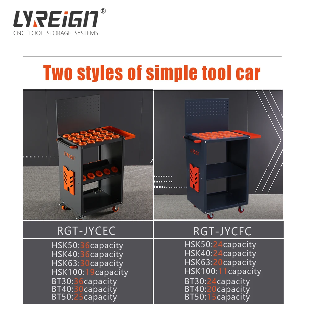 LYREIGN CNC Tool cart Solid Stater Toolbox Workshop 6s Management Large Capacity Tool cart