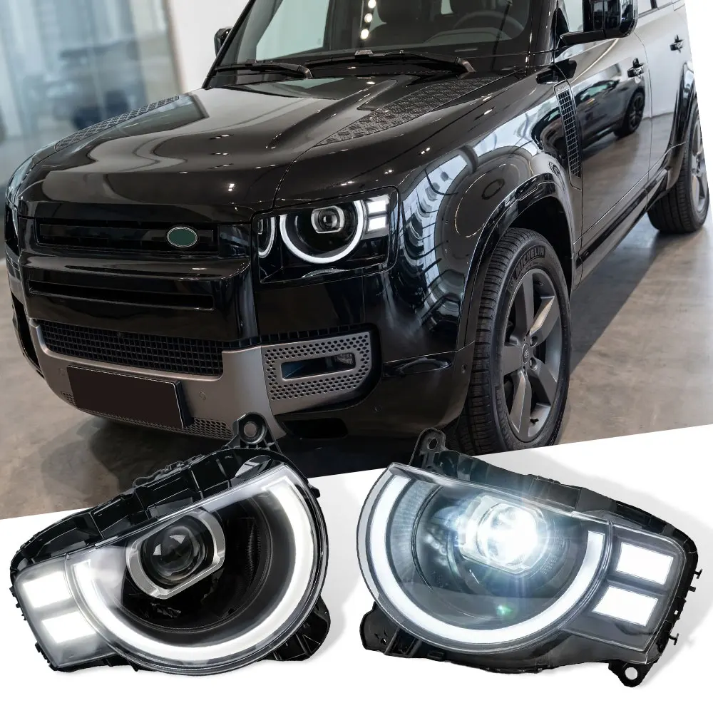 Dream Car 1 Pair Car Accessories Light Assembly LED Headlight Front Headlamp For Defender 2020 2026