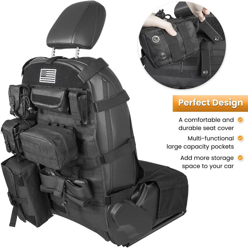 

Universal Front Cover Organizer -Compartment Back Storage Bag Multi-Pocket Suitable