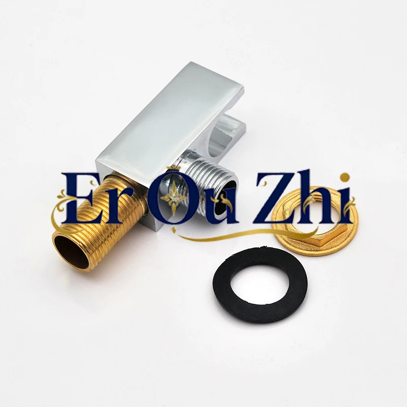 Concealed Wall-mounted Hand Spray Fixed Seat Shower Screen Shower Head Bracket 4-point Threaded Outlet Full Copper Accessories