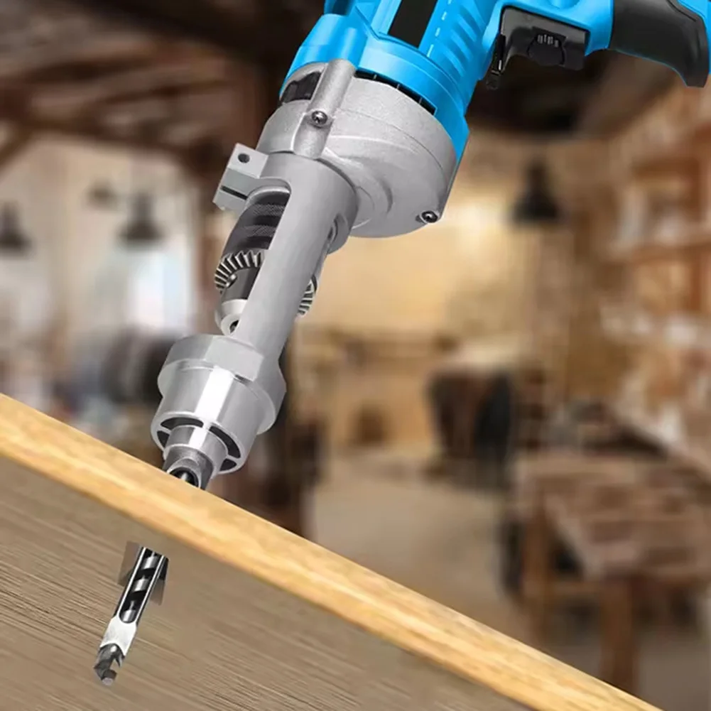 Адаптер для сверла с квадратным отверстием, крепежный кронштейн, долбежная направляющая из алюминиевого сплава для ручной электрической дрели, деревообрабатывающий инструмент