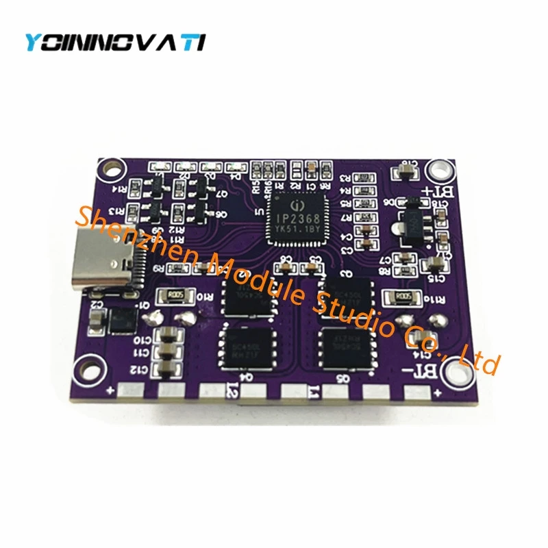 YT IP2368 Bidirectional 100w Fast Charging Module Buck-Boost Type-c Interface 4S Lithium Battery High-Power Fast Charging Board