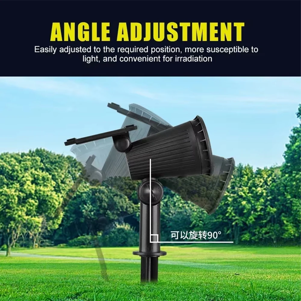 1 Pc Solar Spotlight, Adjustable Automatic Flagpole Light, Garden Pool Tree Pool Courtyard Landscape Led Lighting Ground Light