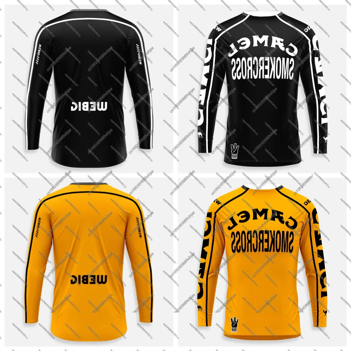

CAMEL SMOKERCROSS Mountain Bike Cycling Clothing Off Road Speed Control Long Sleeve Equipment Motorcycle T-shirt Sportswear