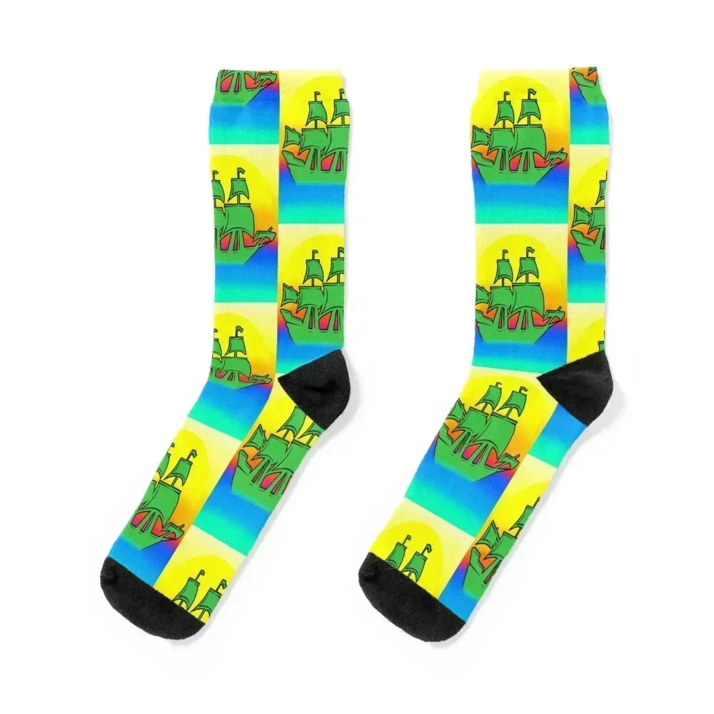 

PAFC Sunset Socks спортивные чулки мужские хлопковые высококачественные крутые мужские носки с принтом Роскошные женские