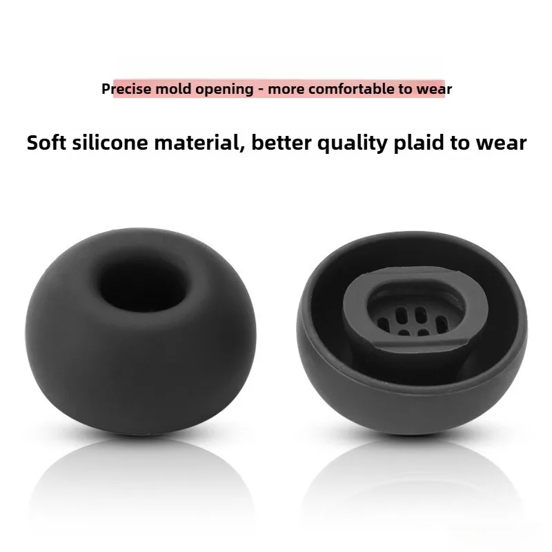 

Soft Silicone Eartips for Huawei FreeBuds 6i - Secure Fit Noise Isolation Covers for True Wireless Earphones