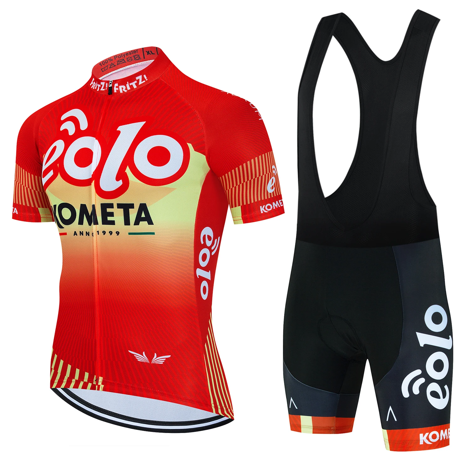 2024 Eolo Kometa Team Cycling Set Man Bike Jersey Short Sleeve Bicycle Clothing Kit Mtb Cycling Wear Triathlon Uniforme Maillot