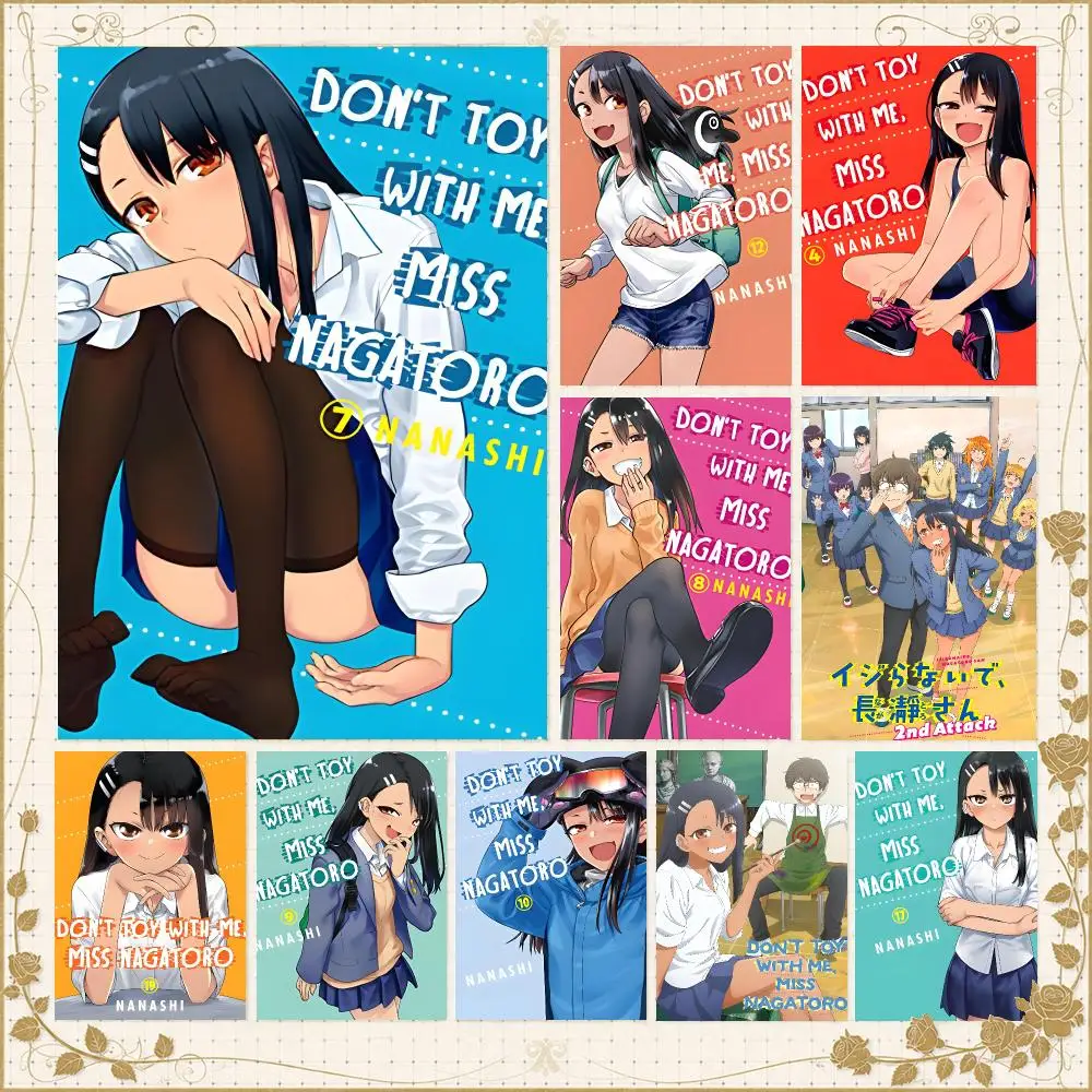 Anime M-Miss Nagatoro Romantic Comedy Poster Wall Art Bedroom Living Room Dorm Bar Cafe Gym Studio Home Decor Gifts