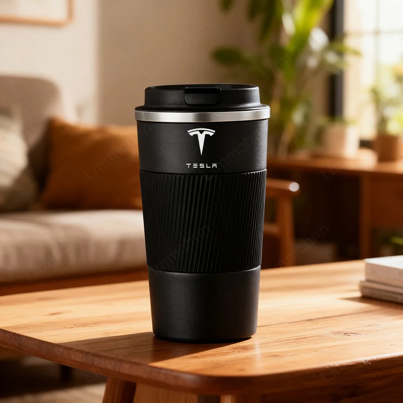 

Автомобильные чашки для воды, термос, кофейная кружка, автомобильная наклейка для Tesla Model 3, модель S X Y Roadster SpaceX, автомобильный логотип, кофейная чашка из нержавеющей стали