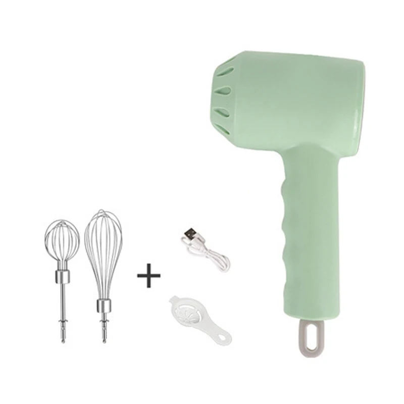 Wireless Portable Electric Food Mixer Hand Blender 3 Speeds High Power Dough Blender Egg Beater Baking Hand Mixer Kitchen Tools