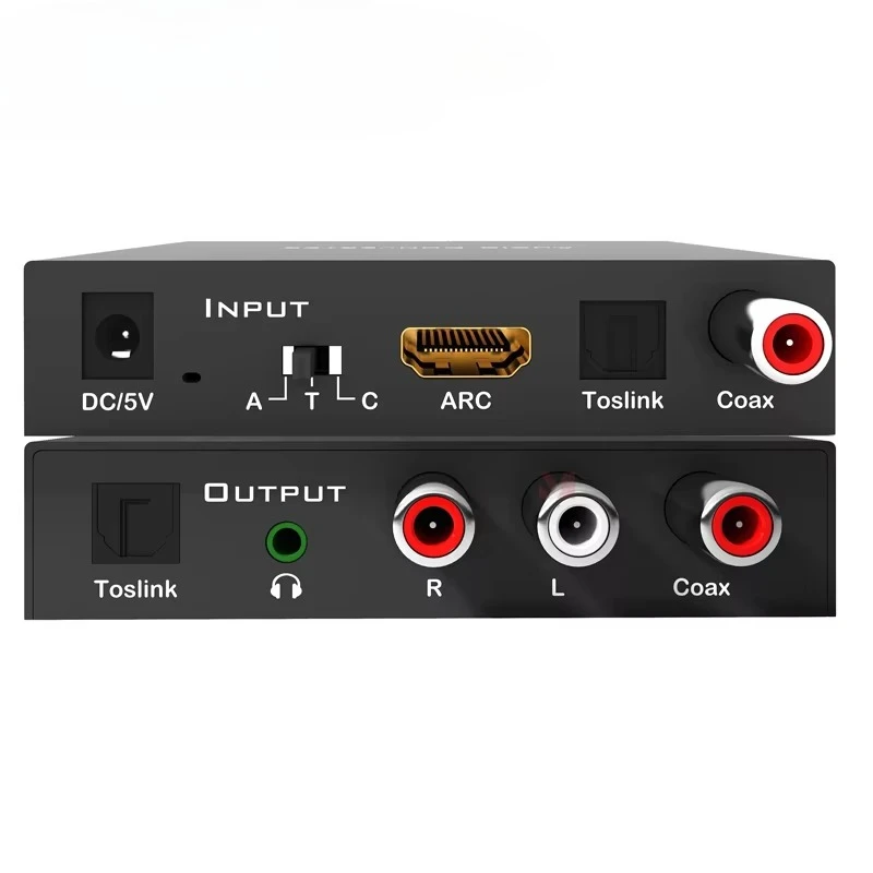 

HDMI ARC to Analog Audio Converter With Coax and 3.5mm Jack Support