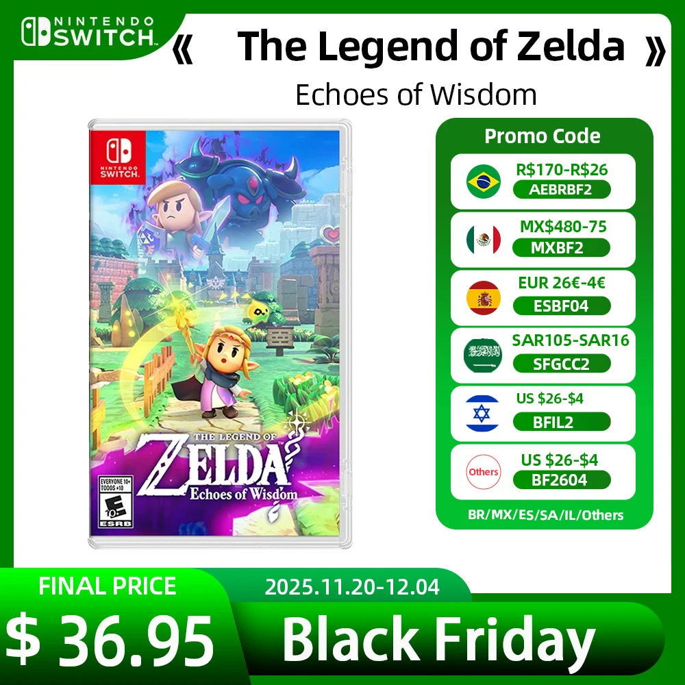 THE LEGEND OF ZELDA ECHOES OF WISDOM for NINTENDO SWITCH game physical