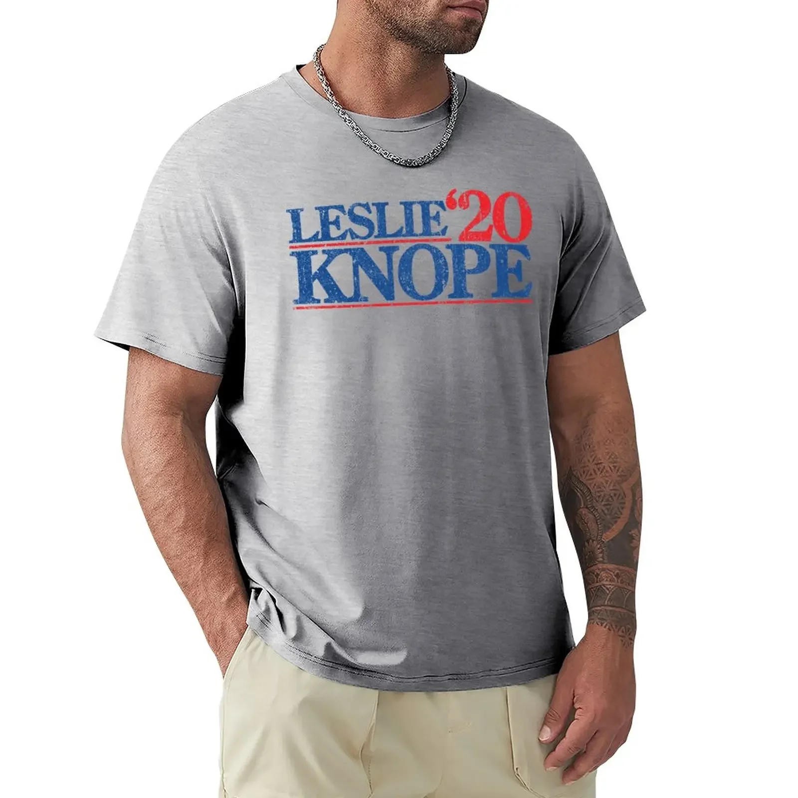 Leslie Knope 2020 T-Shirt aesthetic clothes plain mens cotton t shirts