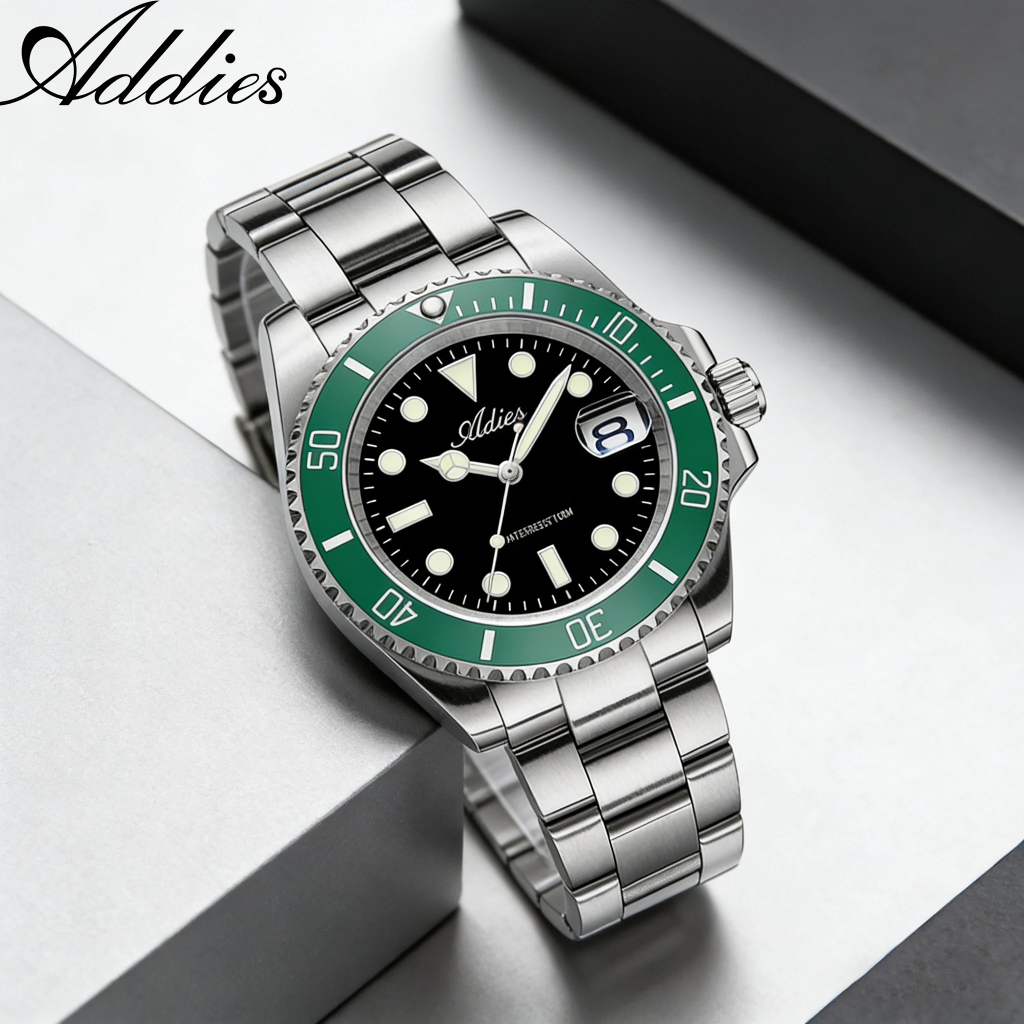 

ADDIES 36mm Women's Watches 316L Stainless Steel BGW9+C3 Super Luminous 5Bar Waterproof Japan GM12 Quartz Ladies Wristwatches