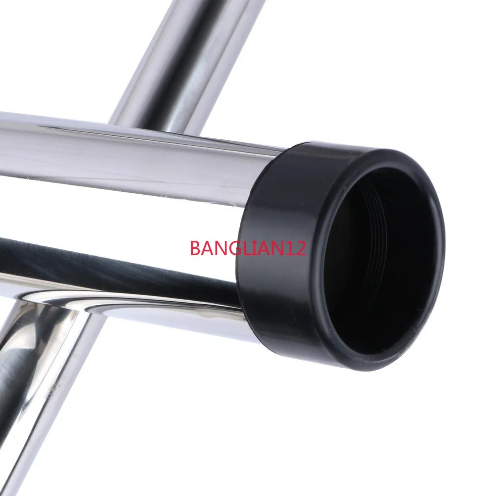 304 stainless steel quadruple fishing rod bracket, yacht fishing rod socket