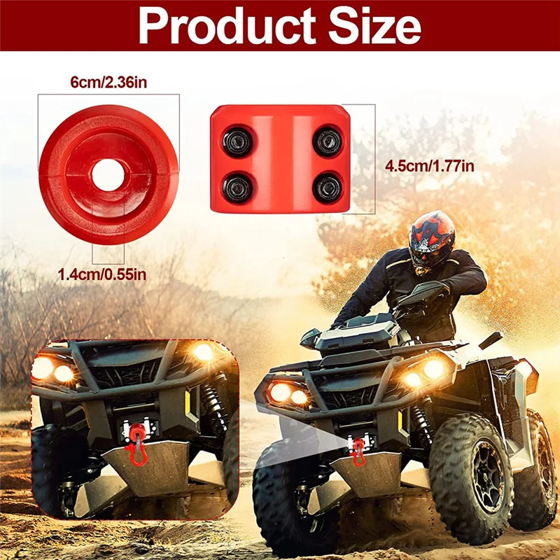 

Новое поступление, 4 шт., стопор для лебедки, совместимый с ATV SUV ORV, кабельный крючок, резиновая пробка, лебедка, предотвращает прыгание, черный цвет