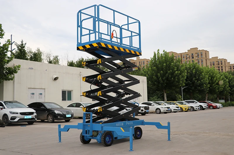 Capacity Hydraulic Dock Leveler Lift Tables Scissor Lift Lightweight, Maneuverable for Small Spaces like Garment Shops