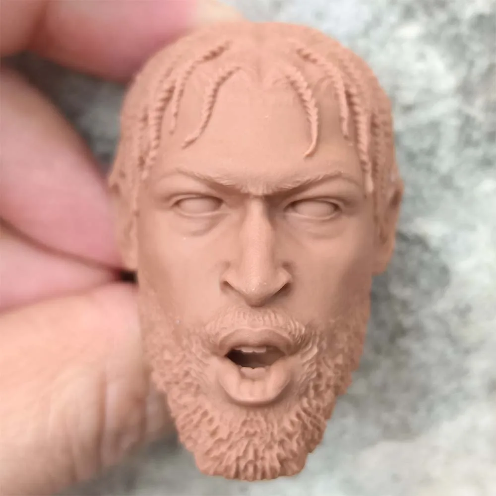 

1/6 Die-cast Resin Model Assembly Kit Anthony Davis Head Carving Model Toys (55 Mm) Unpainted Free Shipping